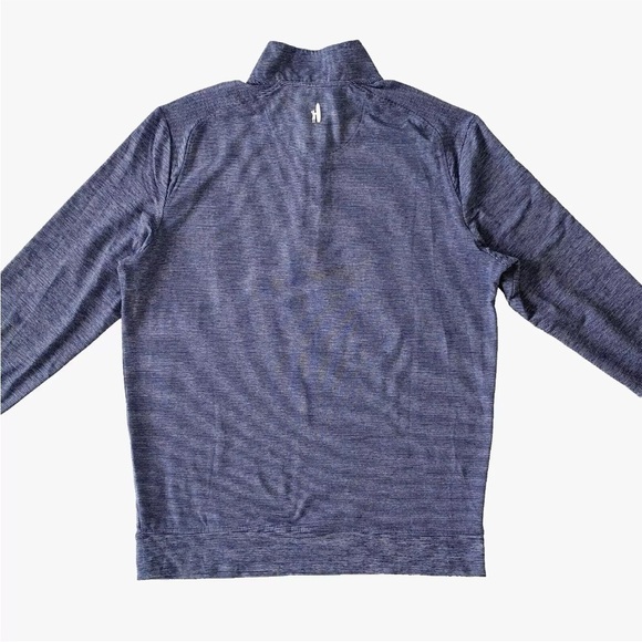 Johnnie-O Vaughn Striped PREP-Formance 1/4 Zip Pullover Mens S in Twilight Blue - Picture 4 of 10